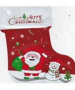 4 pack - Awesome ziploc Gift Card / Candy holders - Christmas Stockings - $3.59