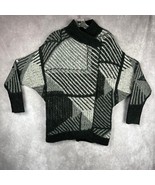 prAna Celandine Sweater Womens XS/S Grey Knit Pullover Geometric Relaxed... - $42.35 CAD