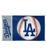 Los Angeles Dodgers Flag-3x5FT Banner-100% polyester Style 3 - $34.04 CAD