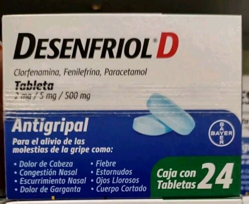 DESENFRIOL D ANTIGRIPAL - CAJA DE 24  - ENVIO GRATIS  - $15.99