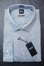HUGO BOSS Hombre Lukas Corte Normal Azul Oscuro Lunares Informal Deporte... - $49.48