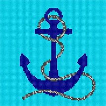 Pepita Needlepoint Canvas: Anchor, 7&quot; x 7&quot; - £39.11 GBP+