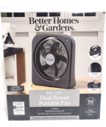 9&quot; Fan☆Dual Power☆Portable☆Indoor/Outdoor☆3 Speeds☆Camping☆ Cord or Battery - $693.03 MXN