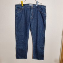 Wrangler Advanced Comfort Mens Blue Jeans Size 47 Relaxed Fit 40x32 - $29.69