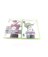Tiger Woods PGA Golf Tour 08 &amp; 09 Video Game Complete CIB Set of 2 Xbox 360 - £12.58 GBP