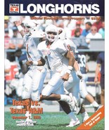 December 1, 1990 TEXAS LONGHORNS vs. TEXAS A&amp;M AGGIES Football Game Program - $22.49