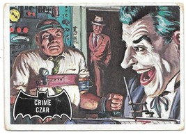 Batman Trading Card #10 Crime Czar Black Bat Comic Art Series 1966 Topps B - £3.13 GBP