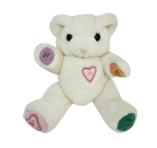 Vintage Oriental Trading Co Valentine&#39;s Teddy Bear Hearts Stuffed Animal Plush - £37.21 GBP