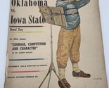 Oklahoma vs Iowa State Band Day Nov 9, 1963 Official Souvenir Football P... - $23.75