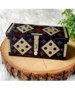 Mauritanian JEWELRY BOX Ethnic Tuareg Tribal Ebony Wood Handmade - $3,583.74 MXN