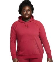 Nike Womens Plus Size Essential Hoodie Color Pomegranate/Black Size 2X - £51.74 GBP