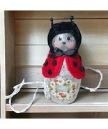 8&quot; Stony Creek - Vase Shaped Decorative Light - Hand-Painted Ladybugs an... - $40.00