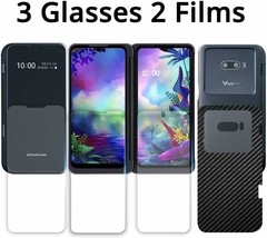 [5 in 1] GOBUKEE LG G8X ThinQ Screen Protector [Work with The Dual... - $49.47