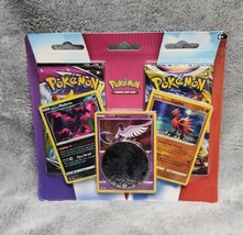 Pokemon Evolving Skies 2 Pack Zapdos, Moltres &amp; Articuno + Coin pack NEW Sealed - £6.86 GBP