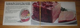 1974 Armour Star Ham Advertisement - recipe for Old-Fashioned Cherry Sauce - £14.82 GBP