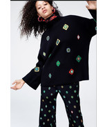 Kenzo x H&amp;M Womens Black Wool Knit Sweater SZ S SOLD OUT - $5,056.46 MXN