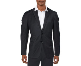 AX Armani Exchange Men&#39;s Modern-Fit Wool Pindot Blazer in Midnight Blue-38S - £102.25 GBP