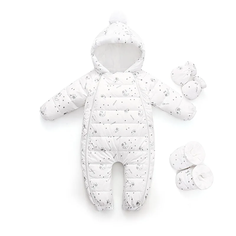 2022 New Winter Baby Down Jacket Siamese White Duck Down Romper Thickene... - £135.02 GBP