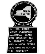 New York State Marker, New York State Plaque, Metal Plaque, Hand Painted - £36.02 GBP