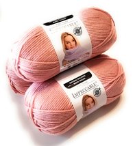 Impeccable Yarn, 4.5 oz in Soft Rose by Loops &amp; Threads - Pack of 3 - £10.21 GBP