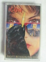 Icon Right Between The Eyes Cassette Tape 80s Melodic Hard Rock See Pix Rare Oop - £11.63 GBP