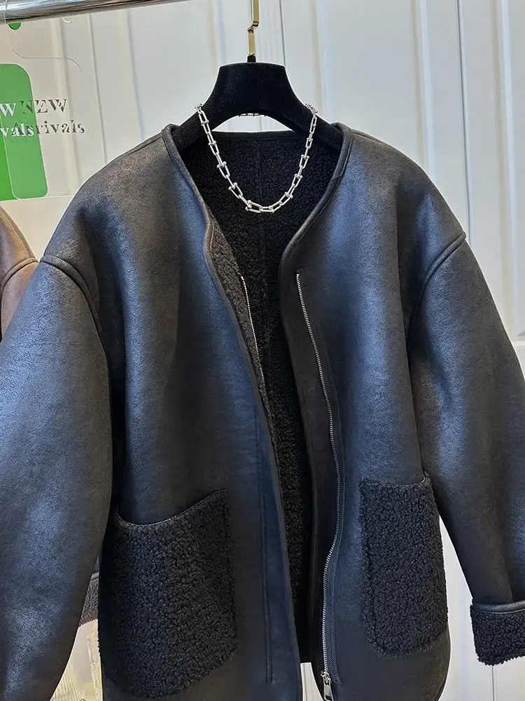 Women&#39;s Jacket Winter Warm Thicken Retro Coat Casual Loose Vintage Women... - $120.00