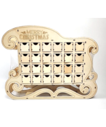 Advent Wooden Calendar DIY Countdown To Christmas New In Sealed Package - $17.63 CAD