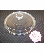 PYREX CLEAR G1C A ROUND LID W/ RIBS CORNING WARE - $18.43 CAD