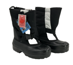Stonz All-Season Neoprene Boots Black &amp; White for Boys &amp; Girls Size 5Y/36 - £39.10 GBP