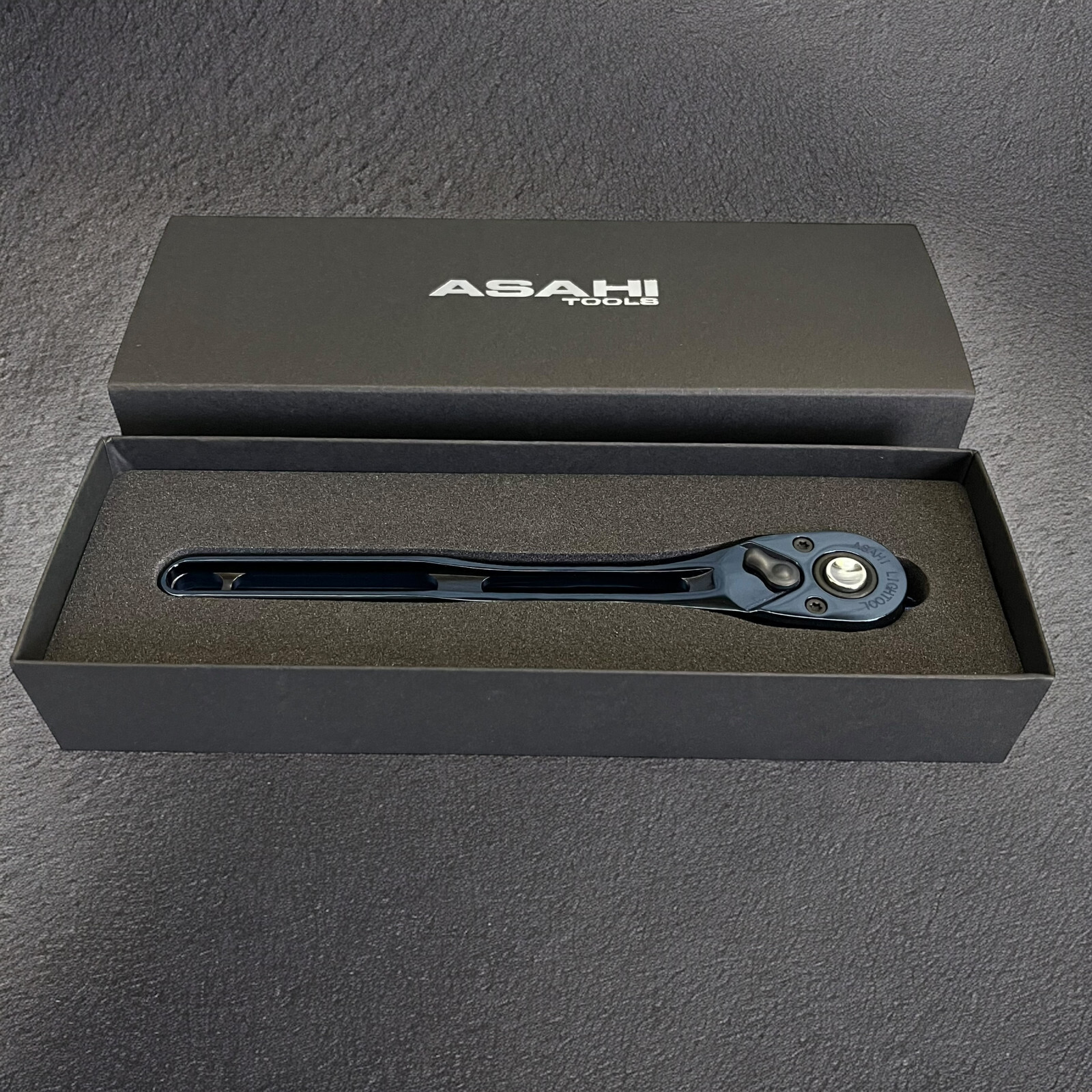 Asahi LVR3180 3/8 inch drive Quick-Release LIGHTOOL Ratchet Blue Ion pla... - $97.97