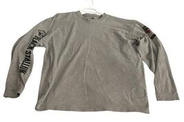 Black Stallion NFPA 70E FR Cotton Knit Long-Sleeve T-Shirt Gray 2XL Dist... - $41.80