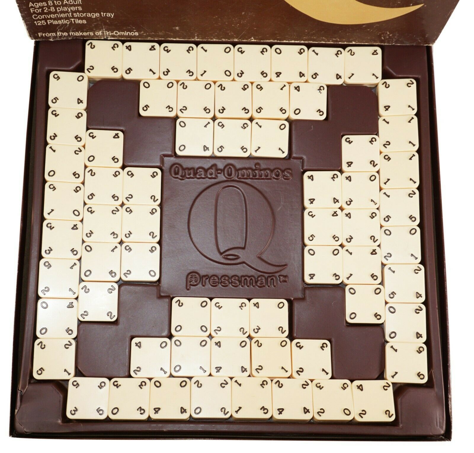 QUAD-OMINOS Domino Tile Board Game Pressman and 50 similar items