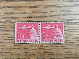 US Stamp US Air Mail 8c Lot of 2 - $48.95 MXN