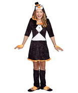 DREAMGIRL PRETTY LIL&#39; PENGUIN GIRL&#39;S HALLOWEEN COSTUME CHILD SIZE SMALL 6-8 - €32,85 EUR