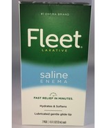 2 Bottles, 4.5 Oz Ea Fleet Laxative Saline Enema for Adult Constipation-... - $5.82