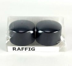 Ikea Raffig Finials 1 Pair Dark Grey 202.199.36 Curtain Rod Screw End Caps - $7.87