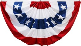 Ruffin Flag Outdoor Products Pleated Fan Flag Vintage NOS Model# 25414 3... - $17.76