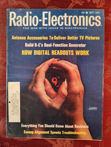 RADIO-ELECTRONICS Magazine September 1971 How Digital Readouts Work - £12.70 GBP