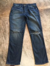 GENETIC Denim Medium Wash Ripped Knee The Mason Ex-Boyfriend Jean SZ XS - $24.75