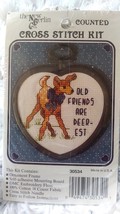 The New Berlin Mini Counted Cross Stitch Kit &#39;Old Friends are Dearest&quot; S... - $16.99