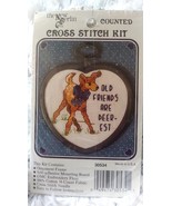 The New Berlin Mini Counted Cross Stitch Kit &#39;Old Friends are Dearest&quot; S... - £13.28 GBP