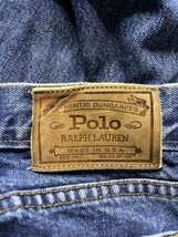 Vintage Polo Ralph Lauren Hampton Straight Denim Jeans Mens Size 40x32 B... - £27.55 GBP