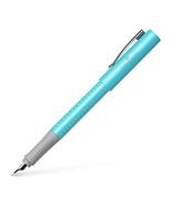 Faber-Castell Grip Pearl Edition M Fountain Pen - Turquoise - £22.73 GBP