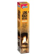 LONG REACH Red Wood MATCHES 10&quot; Fireplace Candles Grill Camping DIAMOND ... - $31.05 CAD