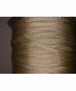 NEW Tan 550 Paracord Nylon Paraline Flat Hollow Cord Coreles in All Sizes  - €4,62 EUR+