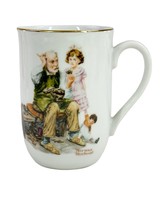 The COBBLER Coffee Mug Tea Cup from the Norman Rockwell Museum Series 1982 EUC - £7.31 GBP