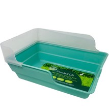 Enriched Life Rectangle Litter Pan with removable shield for small animals - £9.40 GBP