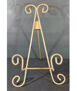 EASEL Picture Art Photo HOLDER DISPLAY STAND Gold Metal Decorative Tabletop - $274.73 MXN