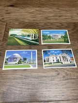 Vintage 1989 Lot of 4 Washington DC Postcards Subway White House KG JD - $9.89