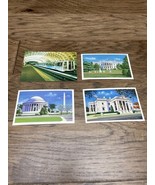 Vintage 1989 Lot of 4 Washington DC Postcards Subway White House KG JD - €8,58 EUR
